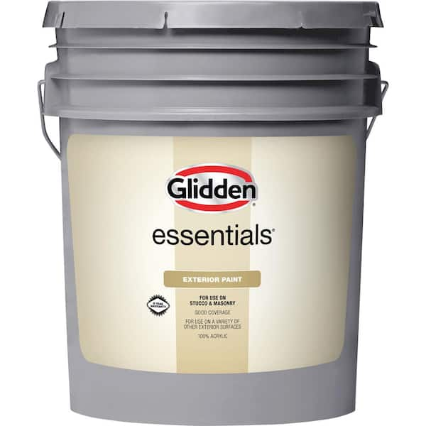 5 gal. PPG1025-1 Commercial White Semi-Gloss Exterior Paint