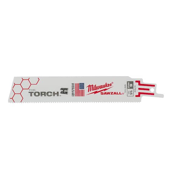 6 in. 14 TPI Torch BiMetal Medium Metal Cutting SAWZALL Reciprocating Saw Blades (15-Pack)
