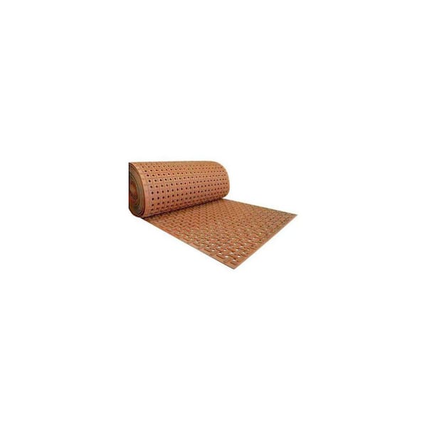 "Paw-Grip" Red 34 in. x 48 in. 100% Nitrile Rubber Non-Slip Matting