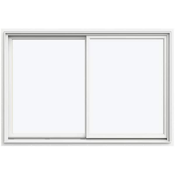 71.3125 in. x 47.5625 in. W-5500 Left-Hand Sliding Wood Clad Window
