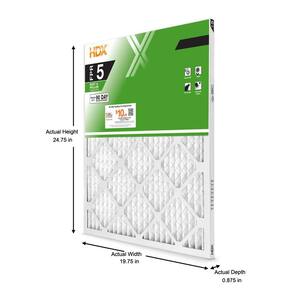 20 in. x 25 in. x 1 in. Standard Pleated Air Filter FPR 5