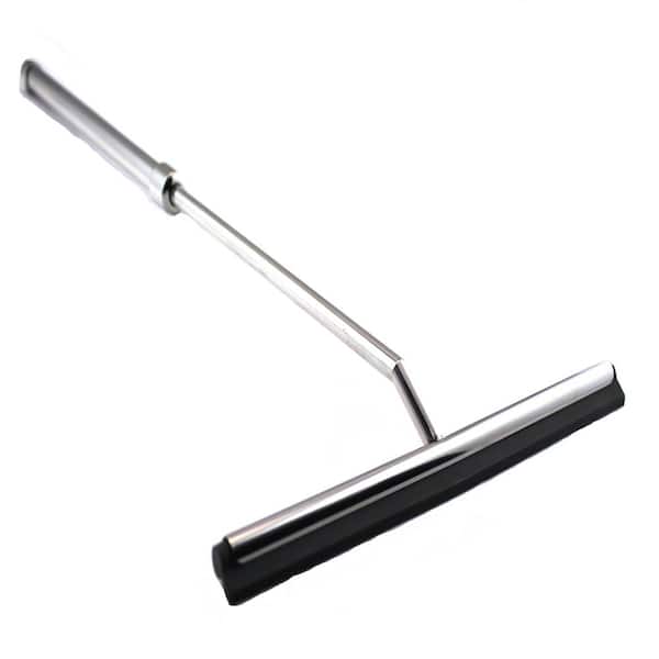 GRAND FUSION HOUSEWARES INC 23 in. Stainless Steel Shower Squeegee with Telescoping Handle Extends