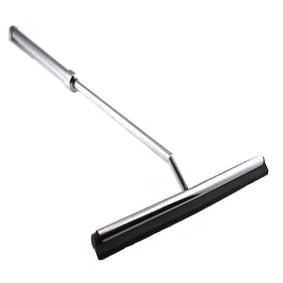 HUBERT® Black Plastic / Rubber Window Squeegee - 12L