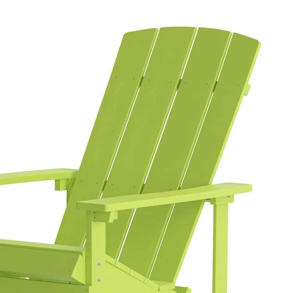 Green resin adirondack discount chairs