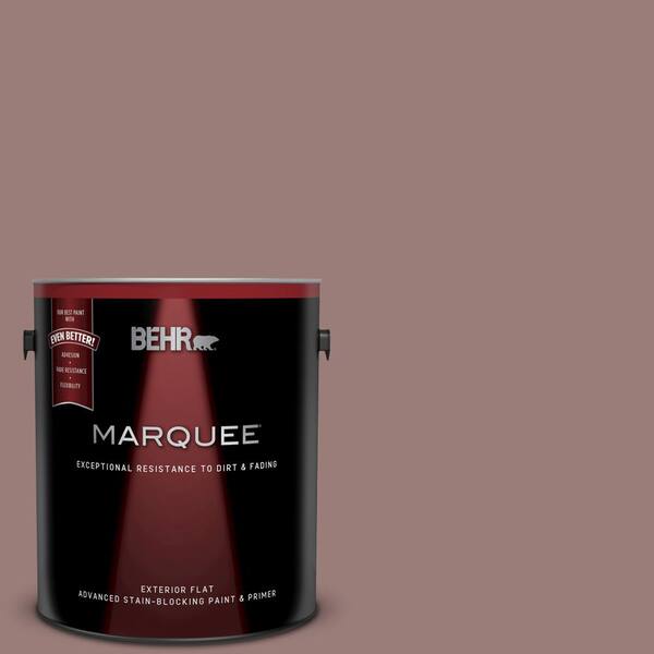 BEHR MARQUEE 1 gal. #UL130-19 Cafe Ole Flat Exterior Paint and Primer in One