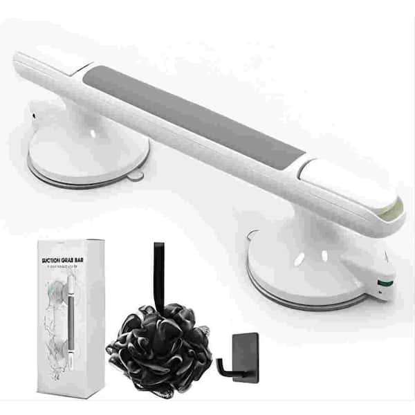 Shower Handle ( 1 Pack), 12 Inch Grab Bars with Strong Suction Cup for Bathtubs and Showers, Shower Safety Hand Rail