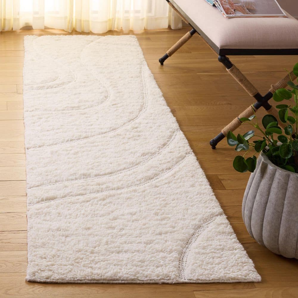 Casablanca 2 ft. x 9 ft. Ivory Abstract Runner Rug price history on PriceWatchPro