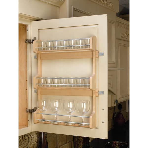 Pull Out Spice Rack Organizer for Cabinet, Heavy Duty-5 Year Limited  Warranty, Chrome 8-3/