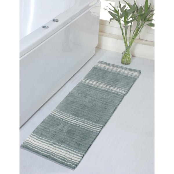 100% Cotton Gradiation Collection Machine Washable 21x54, Gray