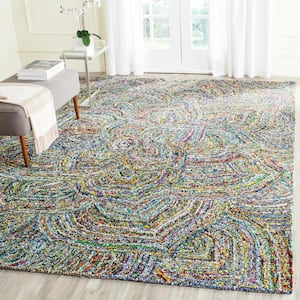 Nantucket Multi 4 ft. x 6 ft. Abstract Floral Area Rug