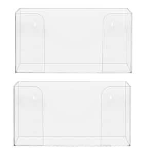 Single Box Capacity Acrylic Glove Dispenser (2-Pack)