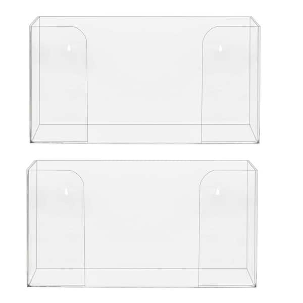 Single Box Capacity Acrylic Glove Dispenser (2-Pack)