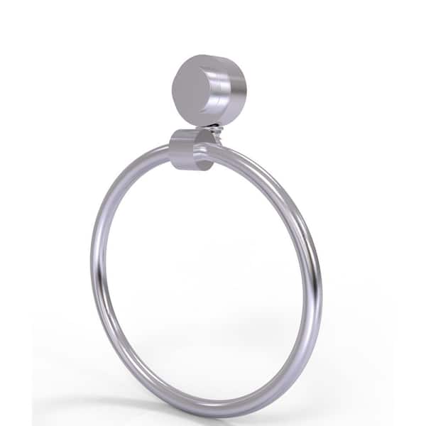 Venus Collection Towel Ring in Satin Chrome