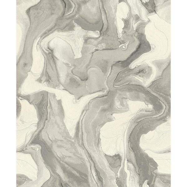 SURFACE STYLE Quarry Mineral Vinyl Peel and Stick Wallpaper Roll (Covers 30.75 sq. ft.)