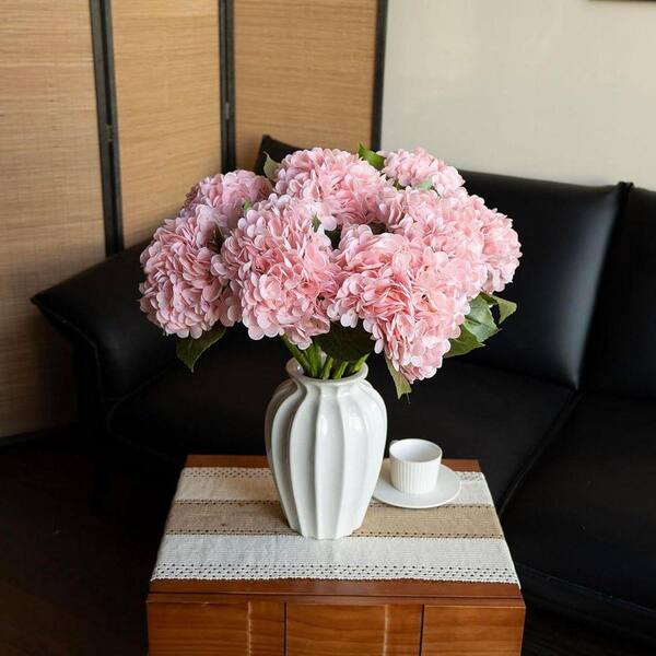 Home Decor Series: 3 - Piece, 21 in. H x 8.6 in. W Pink Artificial