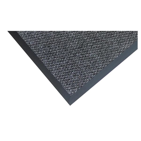 Callowaymills 5-ft x 6-ft Charcoal Rectangular Indoor or Outdoor Decorative Door  Mat in the Mats department at