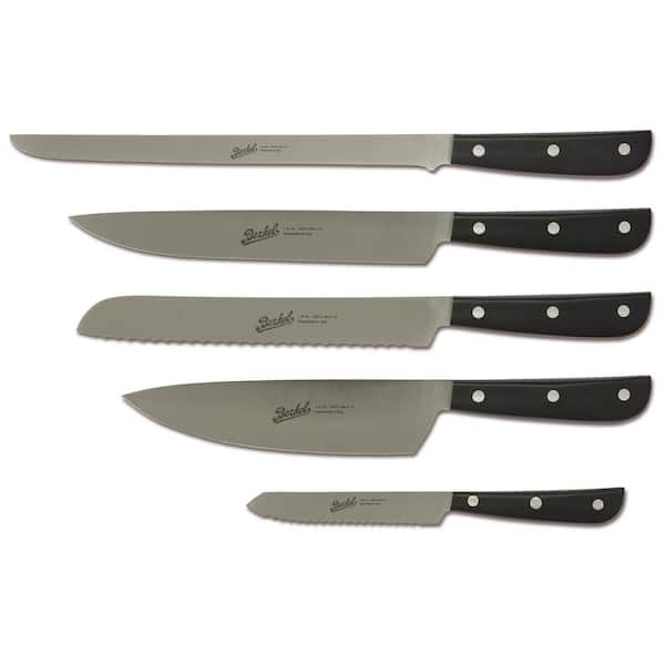 Berkel Synthesis 5- Piece Kitchen Knife Set in Black