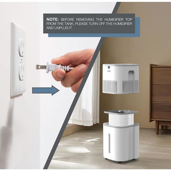 Reviews for Vissani 6 Gal. Evaporative Humidifier for Whole House