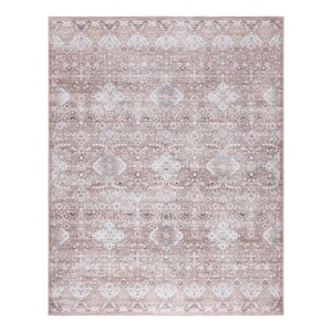 Tanis Beige 3 ft. x 5 ft. Crystal Print Polyester Digitally Printed Area Rug