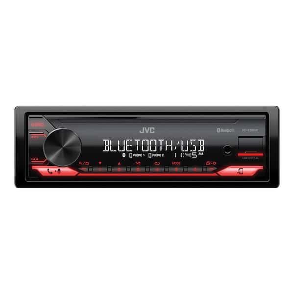 KD-X280BT Car In-Dash Unit, Single-DIN Digital Media Receiver with Bluetooth