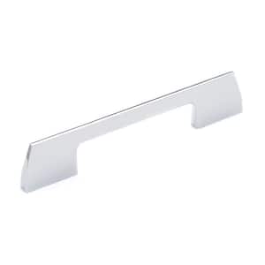 3-3/4 in. (96 mm) Center-to-Center Chrome Contemporary Drawer Pull