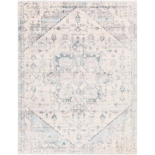 Wynne Light Gray 8 ft. 10 in. x 12 ft. Area Rug