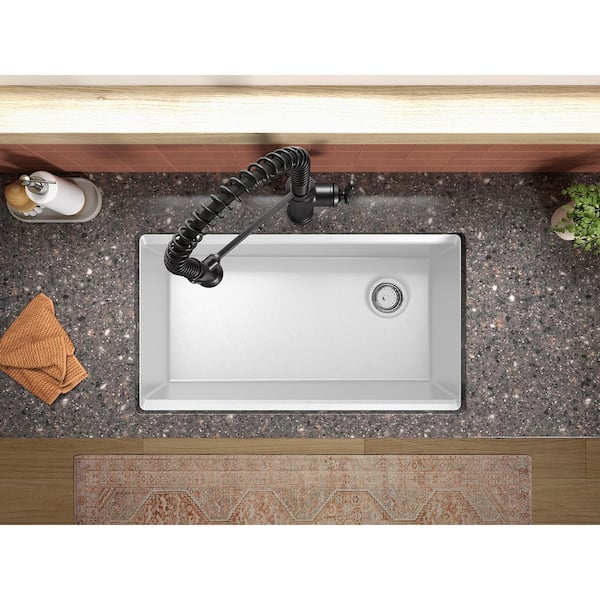KOHLER Lassen 33 in. Drop-in Single Bowl Granite Composite KOHLER Lassen 33 in. Drop-in Single Bowl Granite Composite