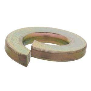 1/4 in. Yellow Zinc Lock Washer 5-Pieces