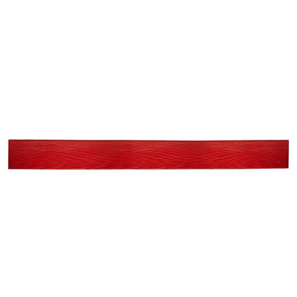Bonway BonWay 48 in. x 6 in. Wood Strip Floppy Mat 32-170 - The Home Depot