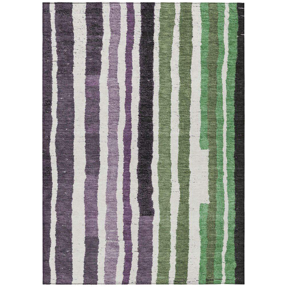 Chantille Machine Washable Indoor/Outdoor Abstract ACN1961 Purple 8 ft. x 10 ft. Area Rug price history on PriceWatchPro