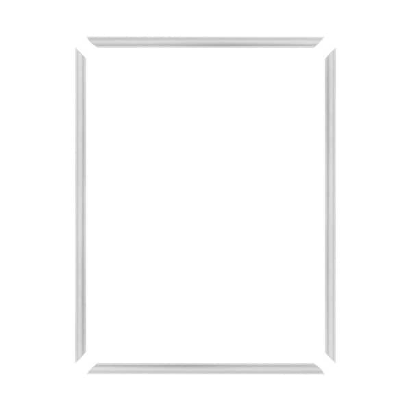Trim Fast 5/8 in. D x 36 in. W x 48 in. L Unfinished Polystyrene, Pre-mitered, Wall Panel Moulding Frame, Peel & Stick