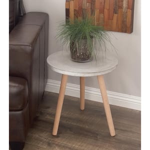 Wood Fiber Clay Table in Light Gray