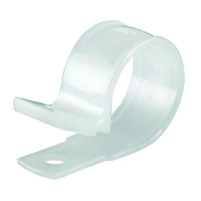 Gardner Bender 3/8 x 1/4 in. One Hole Plastic Cable Clamp (18-Pack) PPC ...