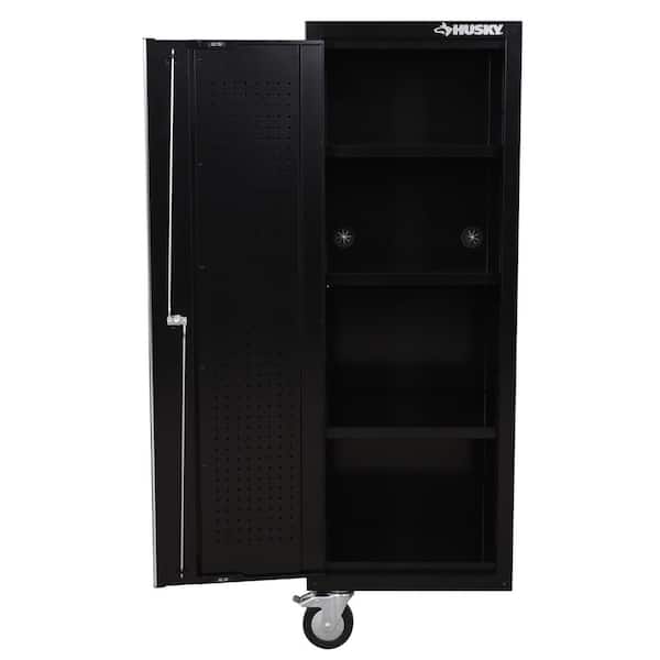Husky Modular Tool Storage 72 in. W Standard Duty Black Mobile