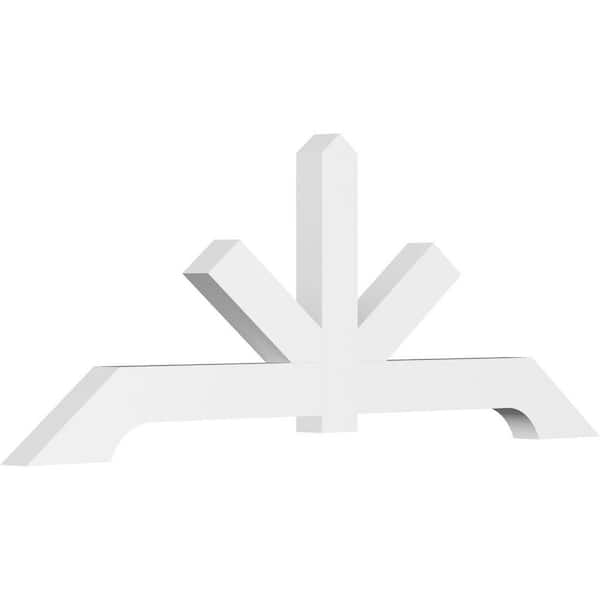 Ekena Millwork Vanguard 96 in. W x 36 in. H x 4 in. D Signature Polyurethane Bracket