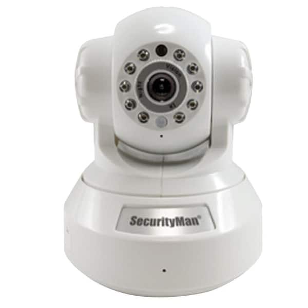 SecurityMan DIY Wireless/Wired IP Indoor Camera with H.264 Compression SD Recorder