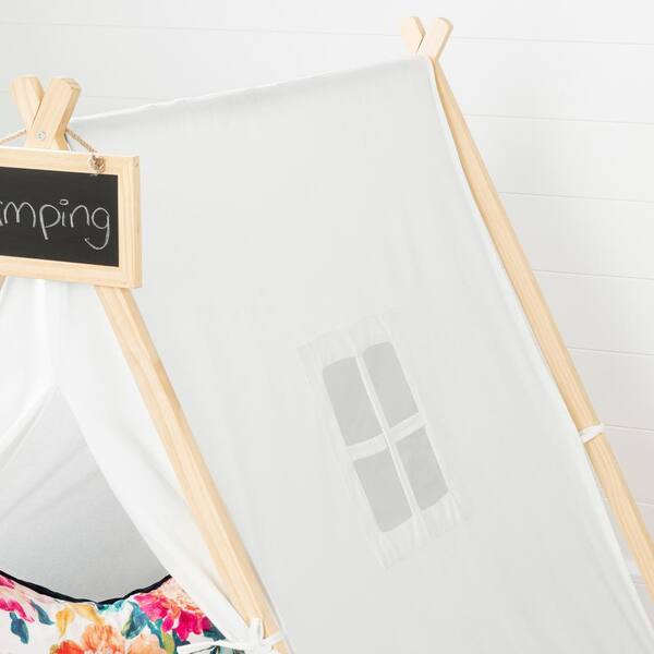 South Shore Sweedi Organic Cotton and Pine Play Tent with Chalkboard 