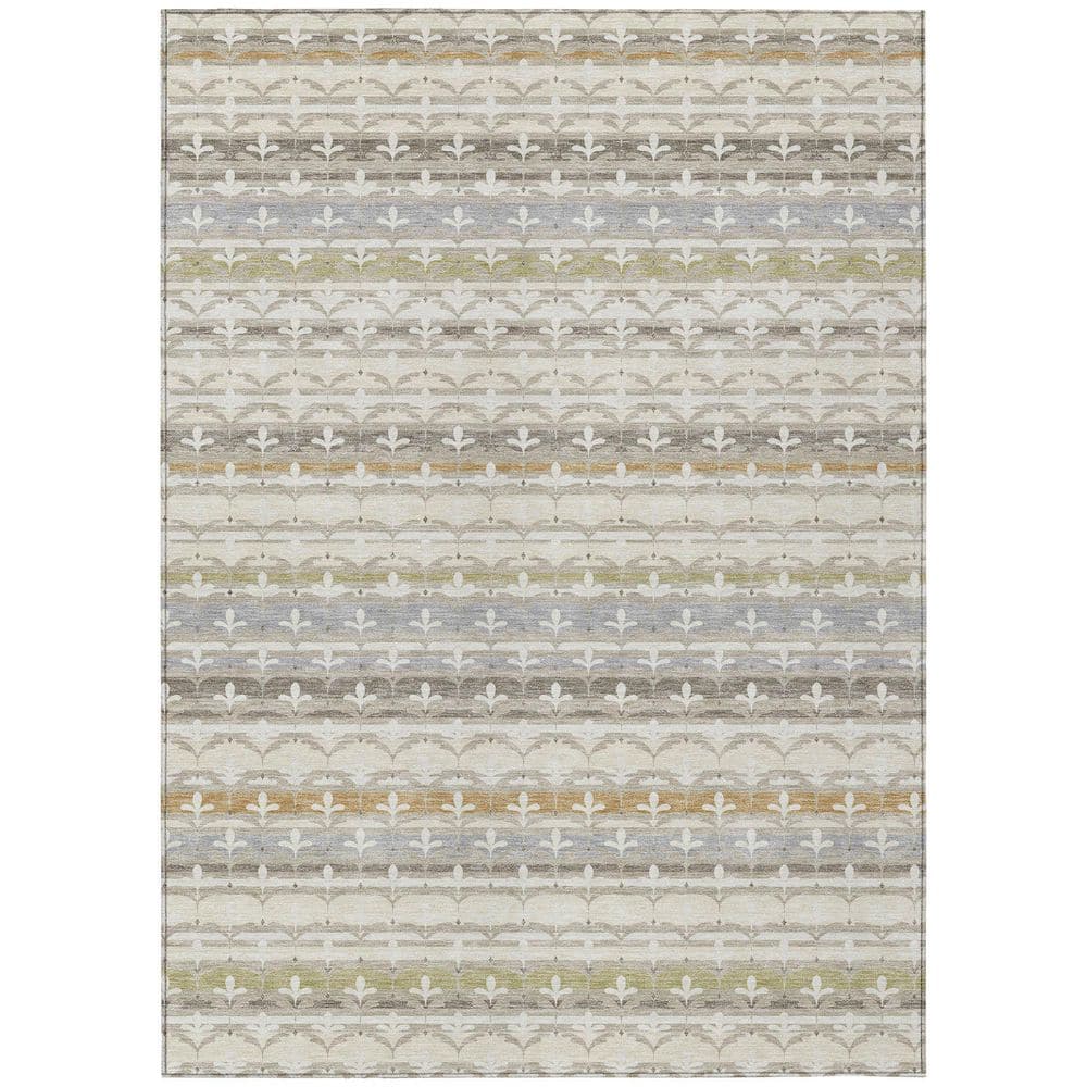 Chantille Machine Washable Indoor/Outdoor Abstract ACN2479 Ivory 8 ft. x 10 ft. Area Rug price history on PriceWatchPro