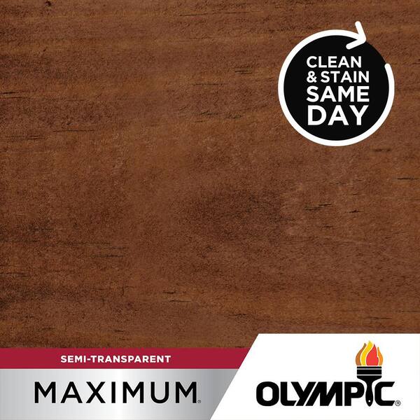 Reviews for Olympic Maximum 5 gal. ST2011 Dark Mahogany Semi