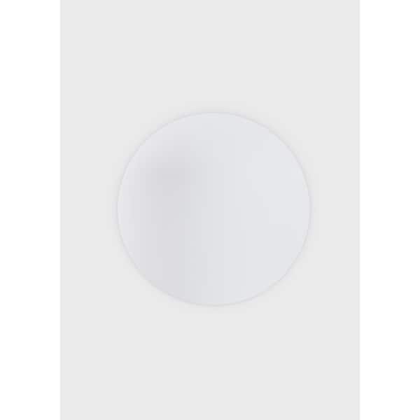 Glass Warehouse 36 in. W x 36 in. H Frameless Round Bathroom Vanity Mirror