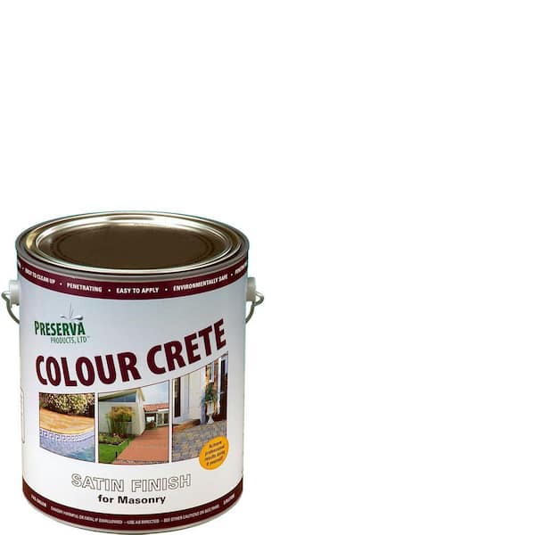 Colour Crete 1 gal. Clear Satin Water Finish for Masonry