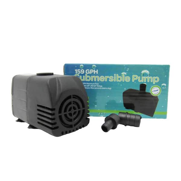 Viagrow 159 GHP Hydroponic, Fountain and Pond Submersible Pump
