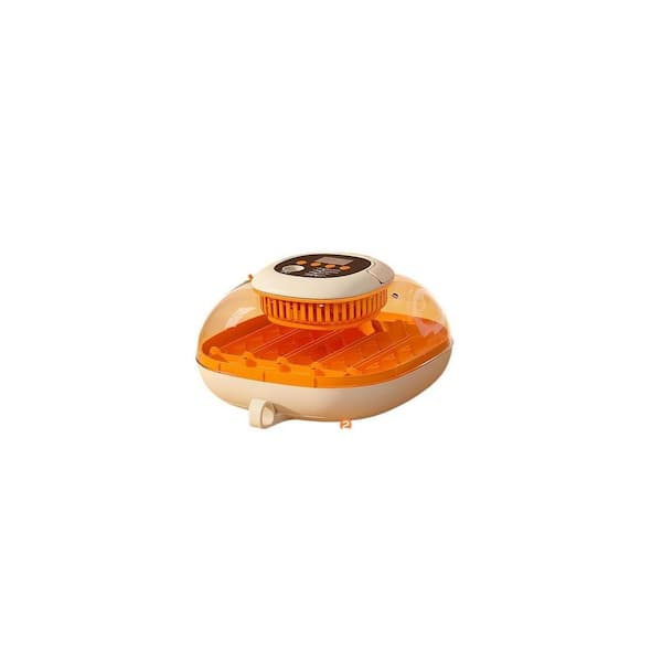KIWDZFU 25 Egg Incubator Automatic Turner with Thermometer Humidity Control 360° View Egg Candler Sunlit Orange Equipment
