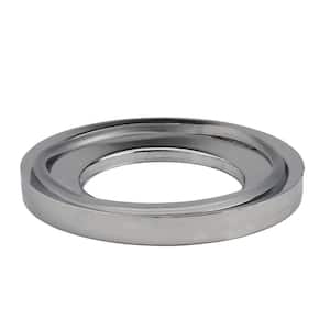 Glass Vessel Bathroom Sink Mounting Ring in Chrome