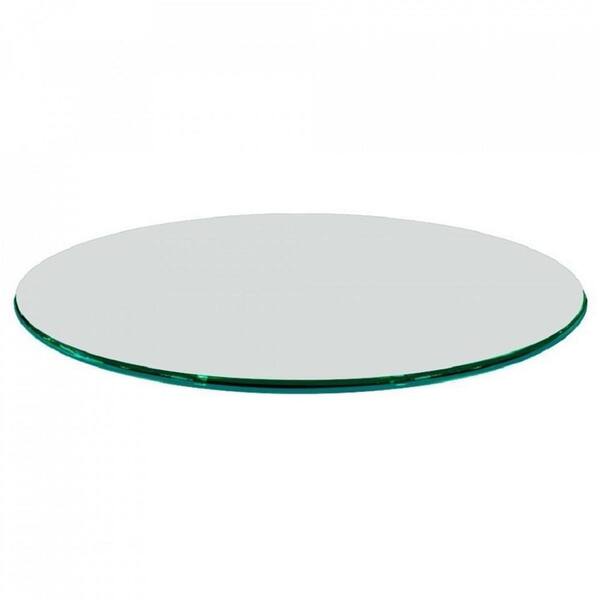 Clear Round Glass Table Top, 24 Inch Round Tempered Glass Table Top