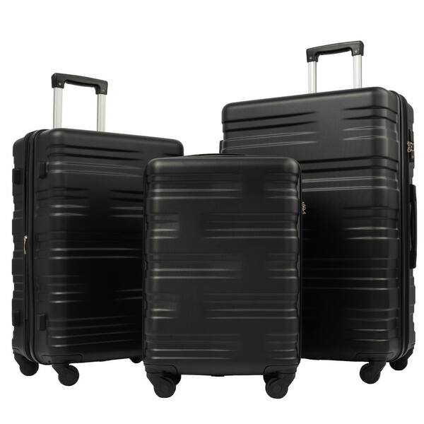 Unbranded Hardshell 3-Piece Luggage Sets Spinner Suitcase with TSA Lock Lightweight 20 in. 24 in. 28 in.