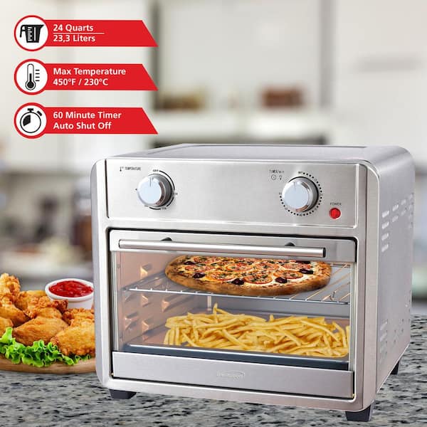 Air Fryer Toaster Oven, SWIPESMITH 24-in-1 Convection Air fryer