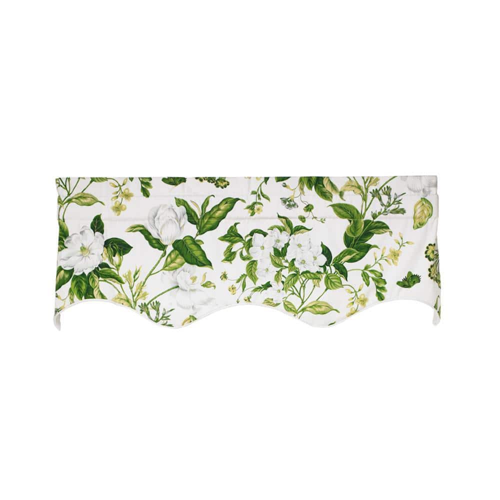 Whitfield 15 in. L Cotton Lined Duchess Filler Valance in Clover