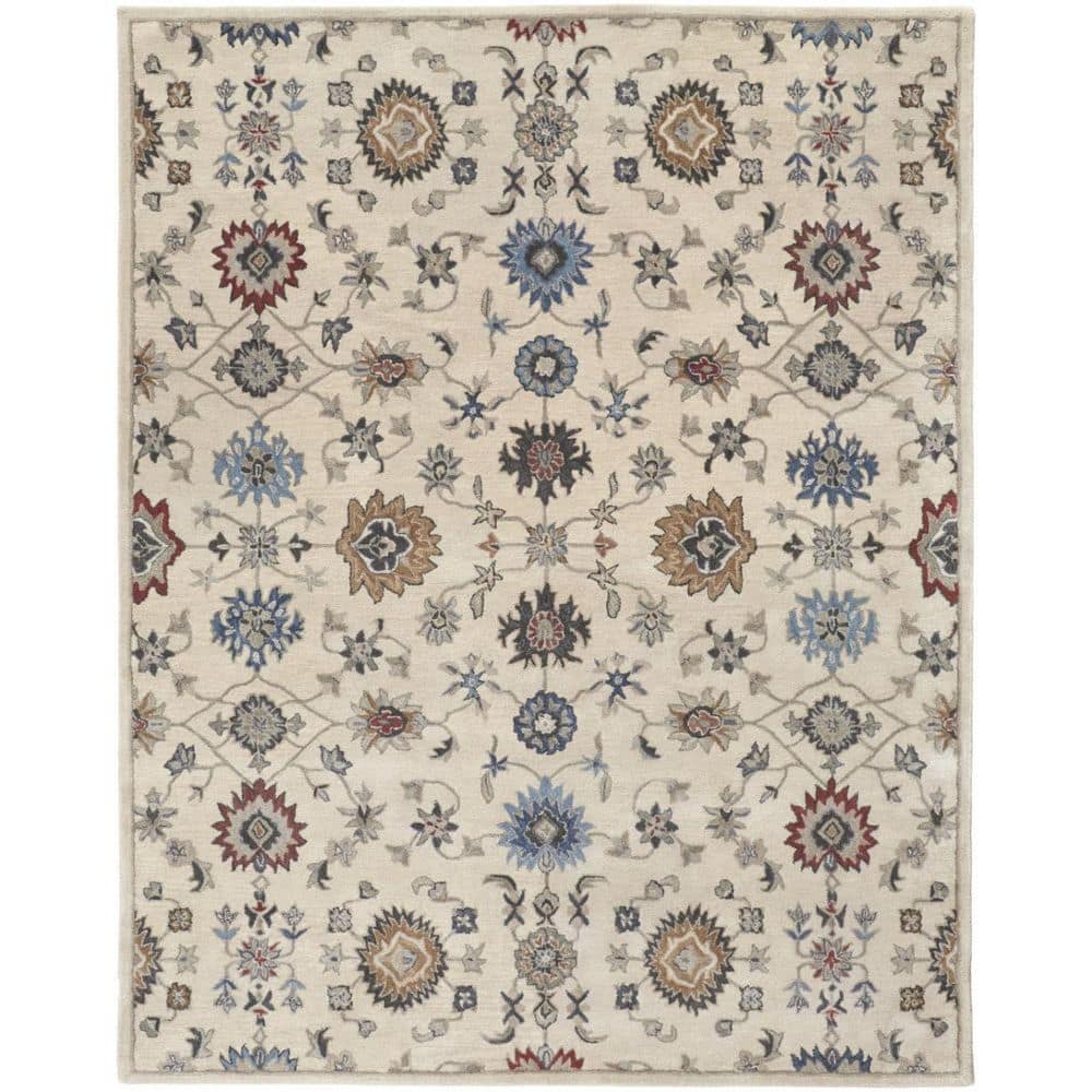 2 X 8 Ivory, Blue Floral Area Rug price history on PriceWatchPro
