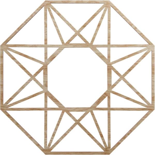 Ekena Millwork 0.25 in. x 7.75 in. x 20 in. Wood Medallion Moulding